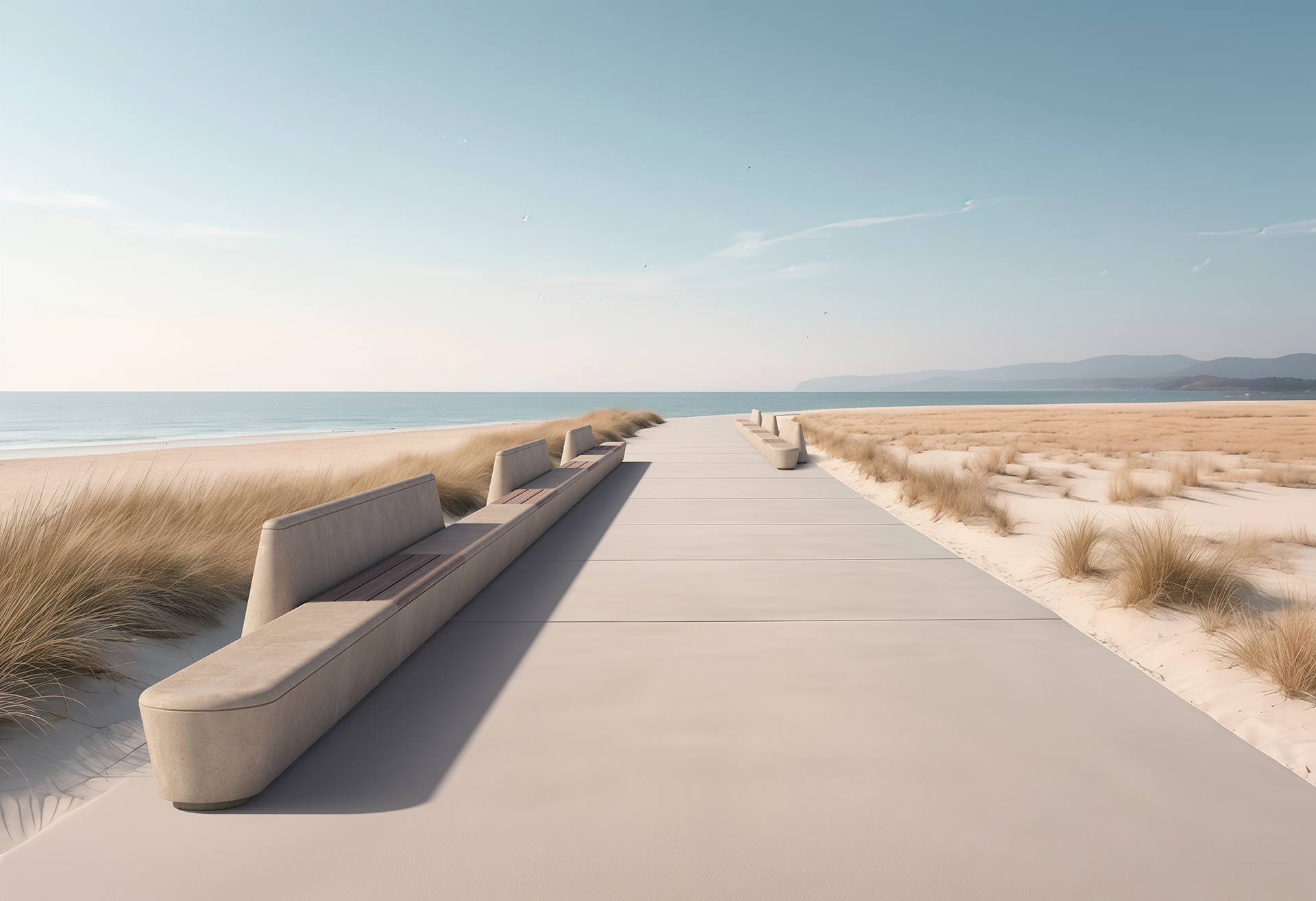 Bruton – Atoll | Modulair zitmeubilair in beton voor publieke ruimte