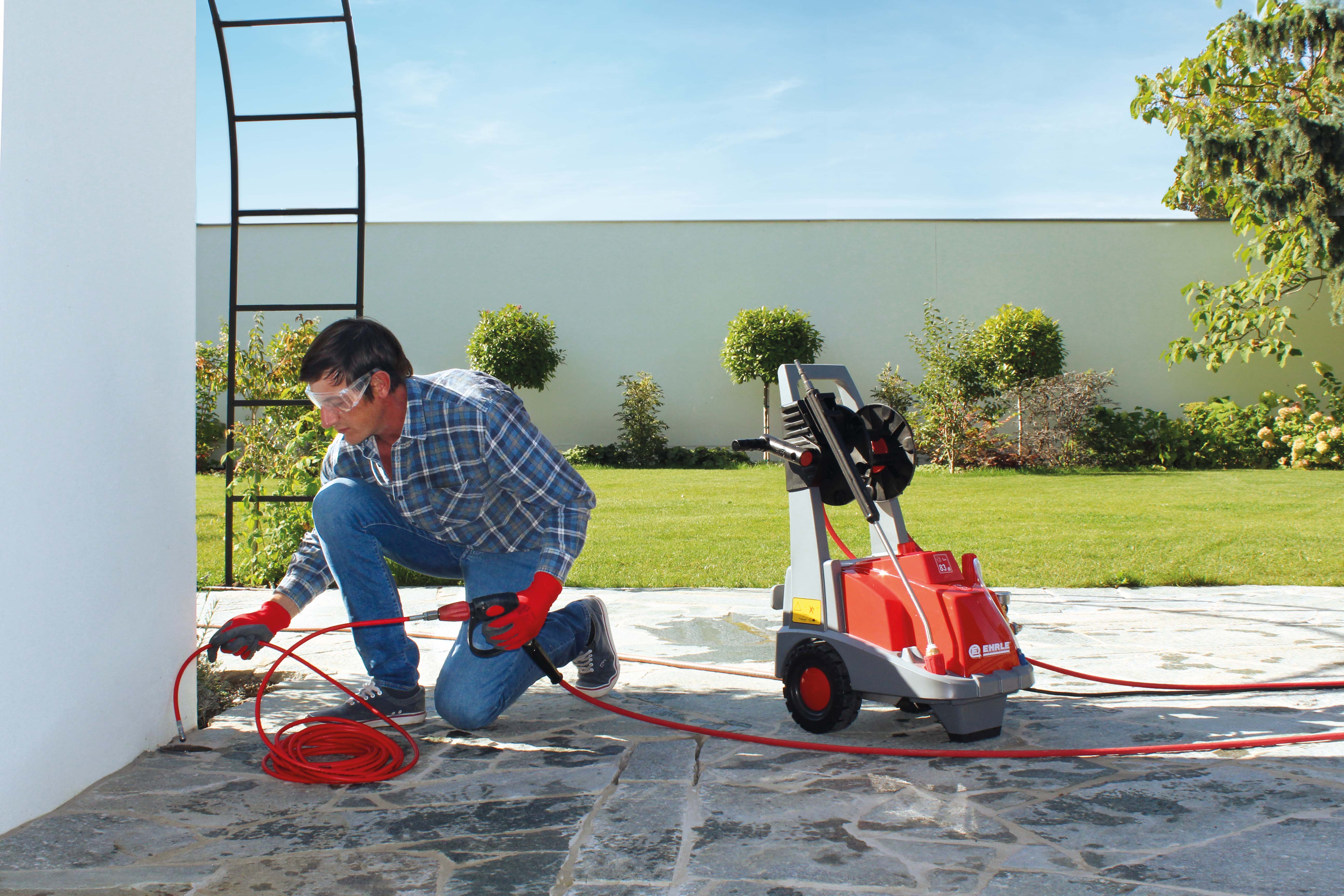 Professionele hogedrukreiniger van Ehrle