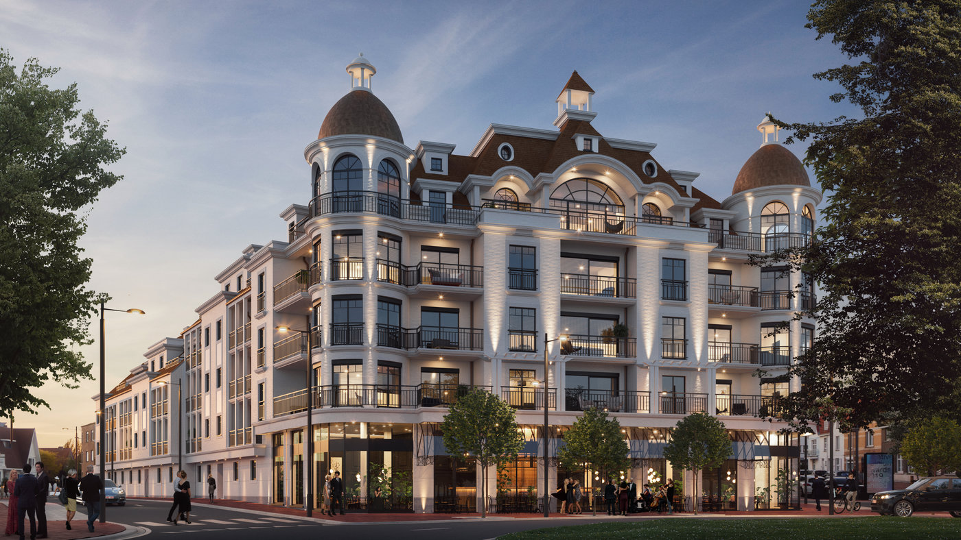 Residentie The Crown in Knokke-Heist.
