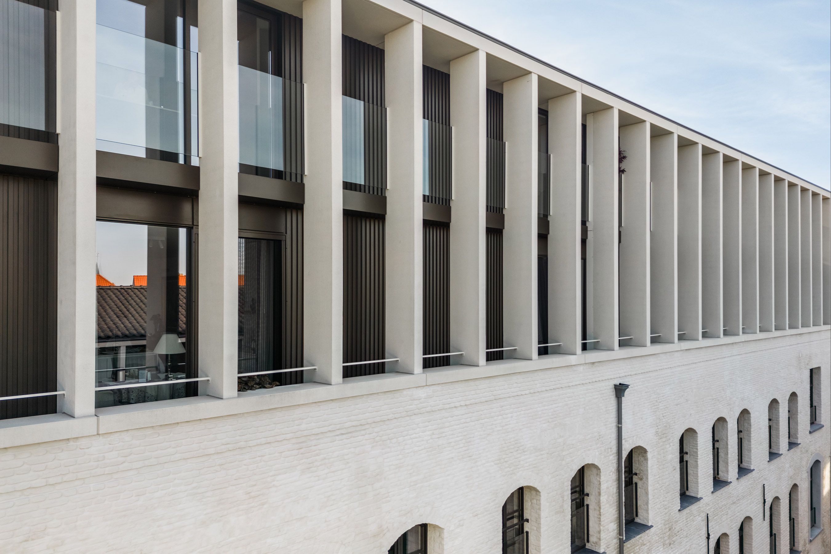 Detail shot Weylerkazerne in Brugge