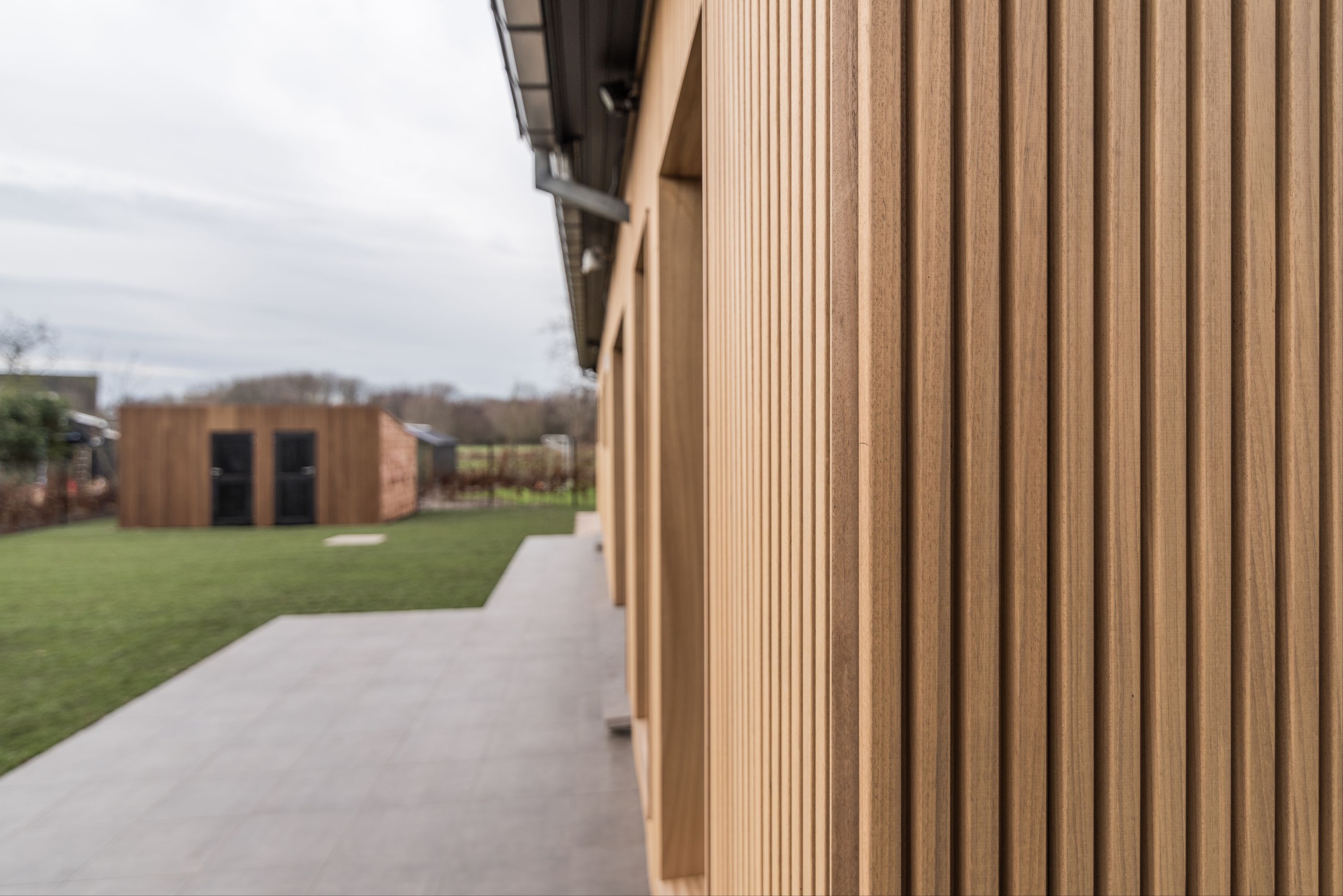 Houten gevelbekleding