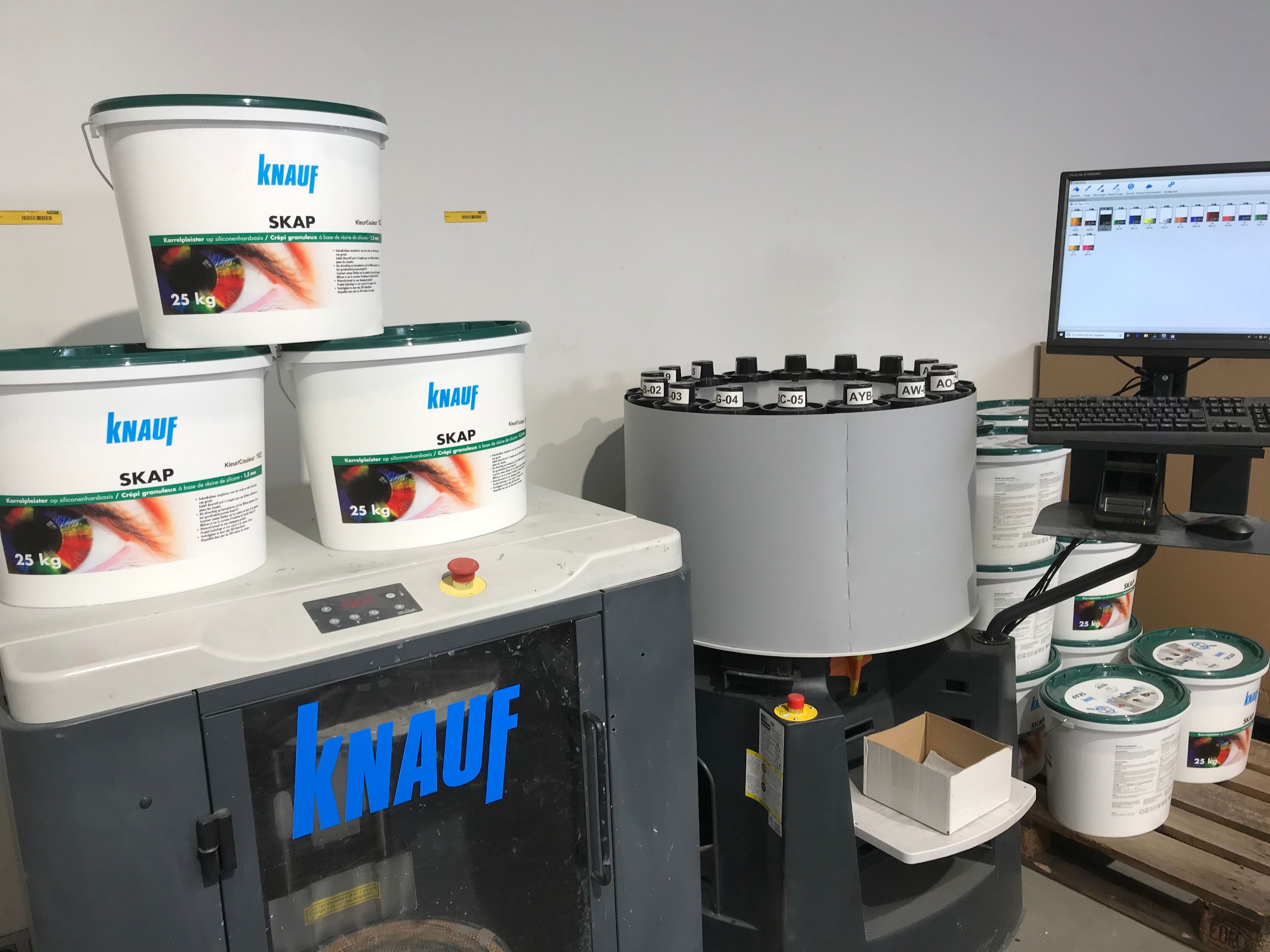 Verhelst Knauf Skap mengmachine