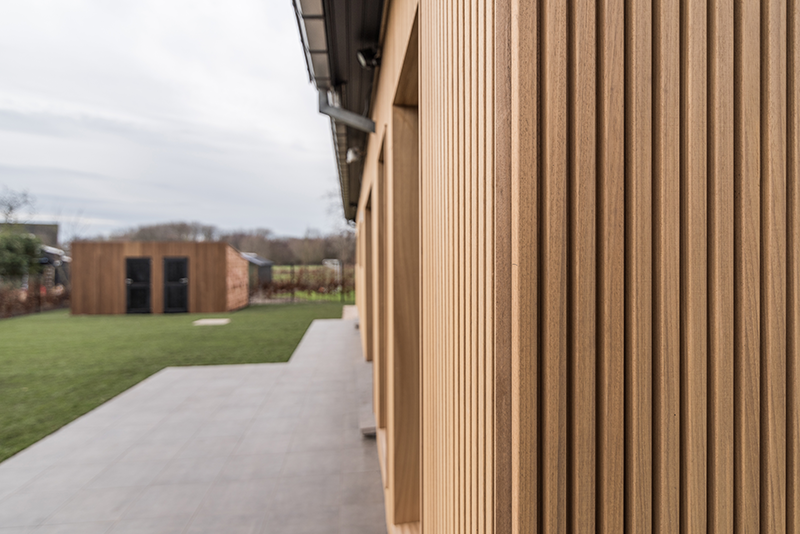 Houten gevelbekleding