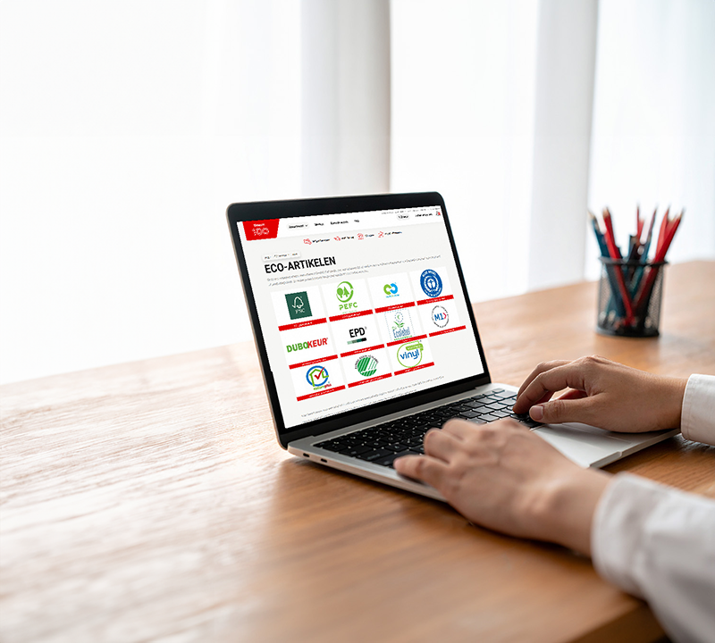 mockup- website Eco-artikelen