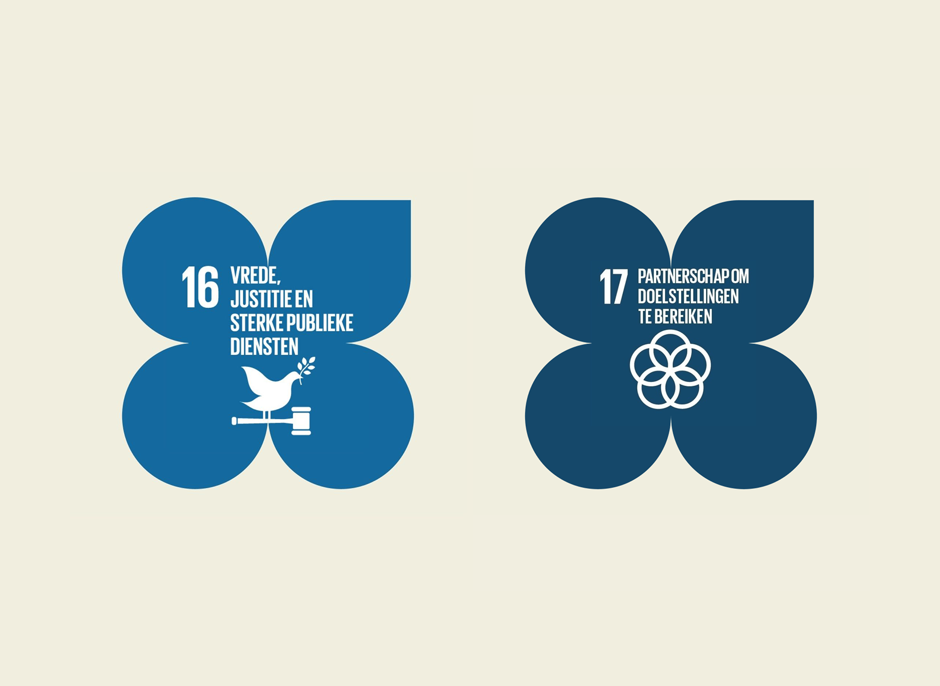 SDG 16 - Vrede, justitie en sterke publieke diensten | SDG 17 - Partnerschap om doelstellingen te bereiken
