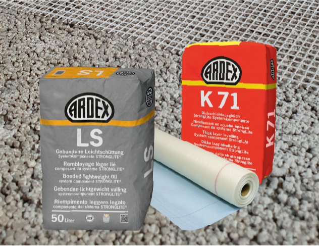 Ardex Stronglite – lichtgewicht dekvloersysteem voor renovatievloeren