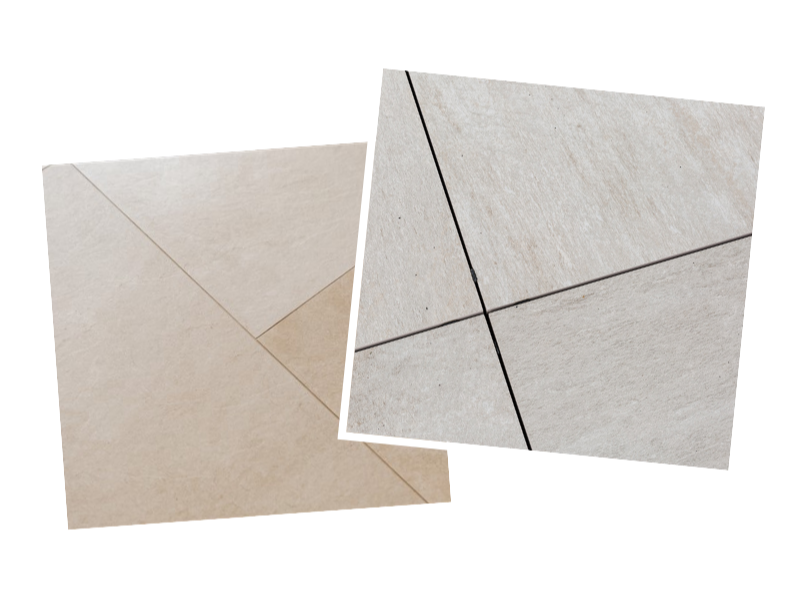 Keramische tegels imitatie natuursteen