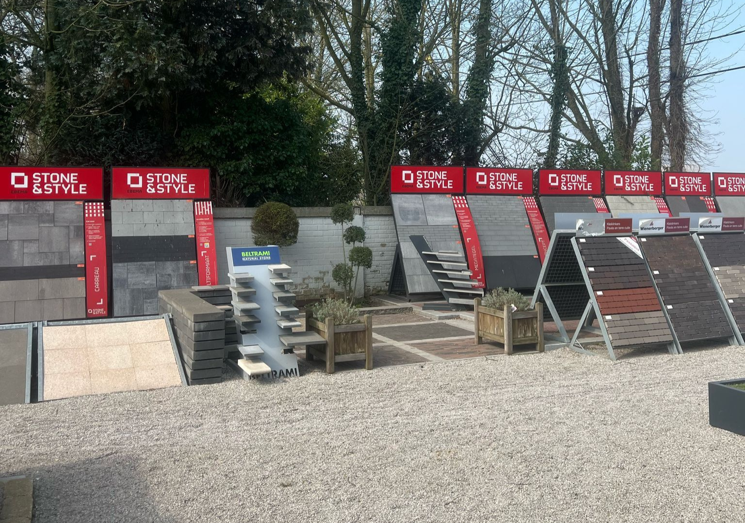 tegel toonzaal Verhelst Aalter