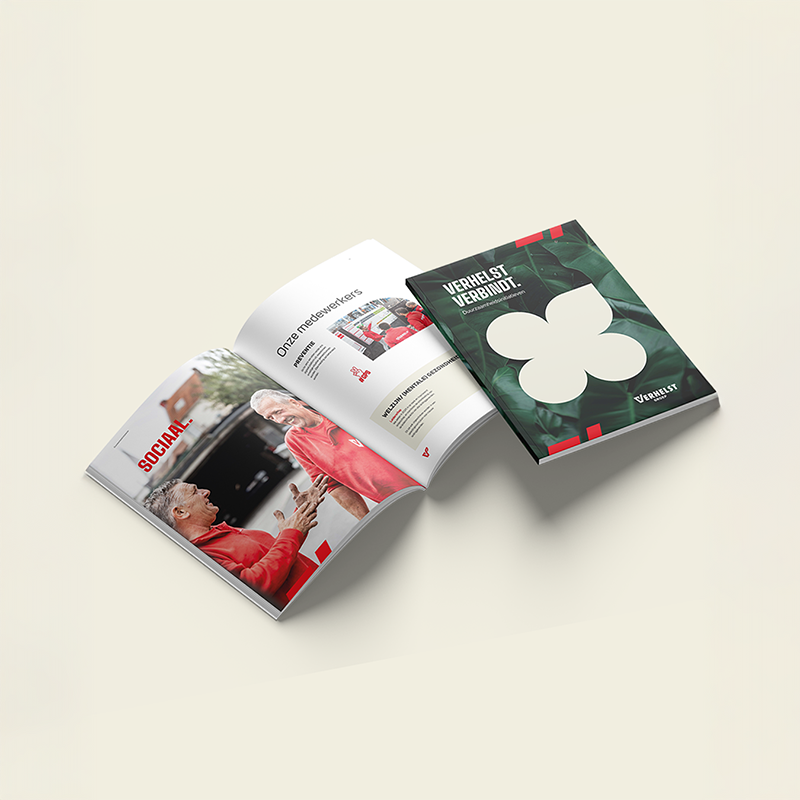 Mock-up duurzaamheidsbrochure