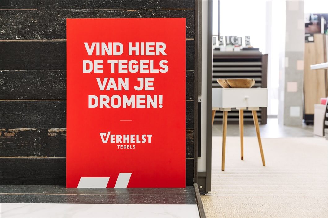 Tegel toonzaal Verhelst Oudenburg