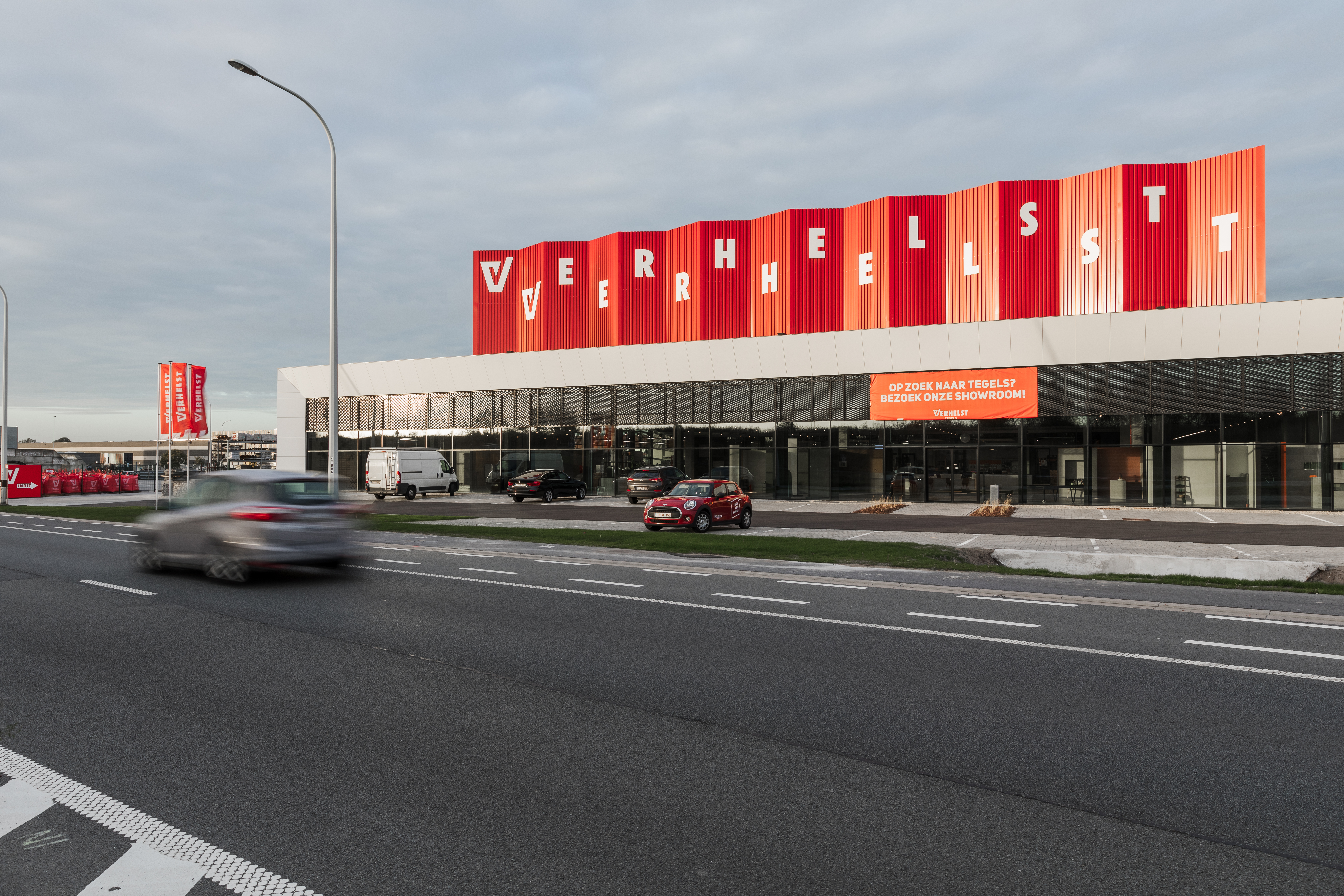 tegel toonzaal verhelst kuurne